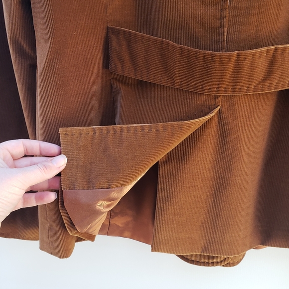 Marina Rinaldi Brown Corduroy Jacket - Picture 13 of 16
